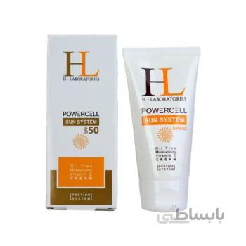 ضدآفتاب بدون رنگ فاقد چربی اچ ال HL ا HL Sunscreen Cream