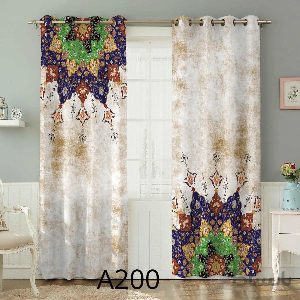 پرده چاپی طرح سنتی کد A200
