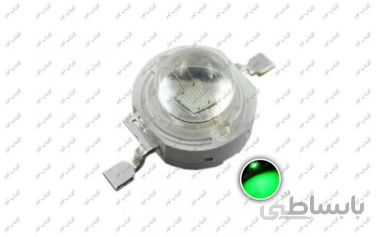پاور ال ای دی سبز 1 وات