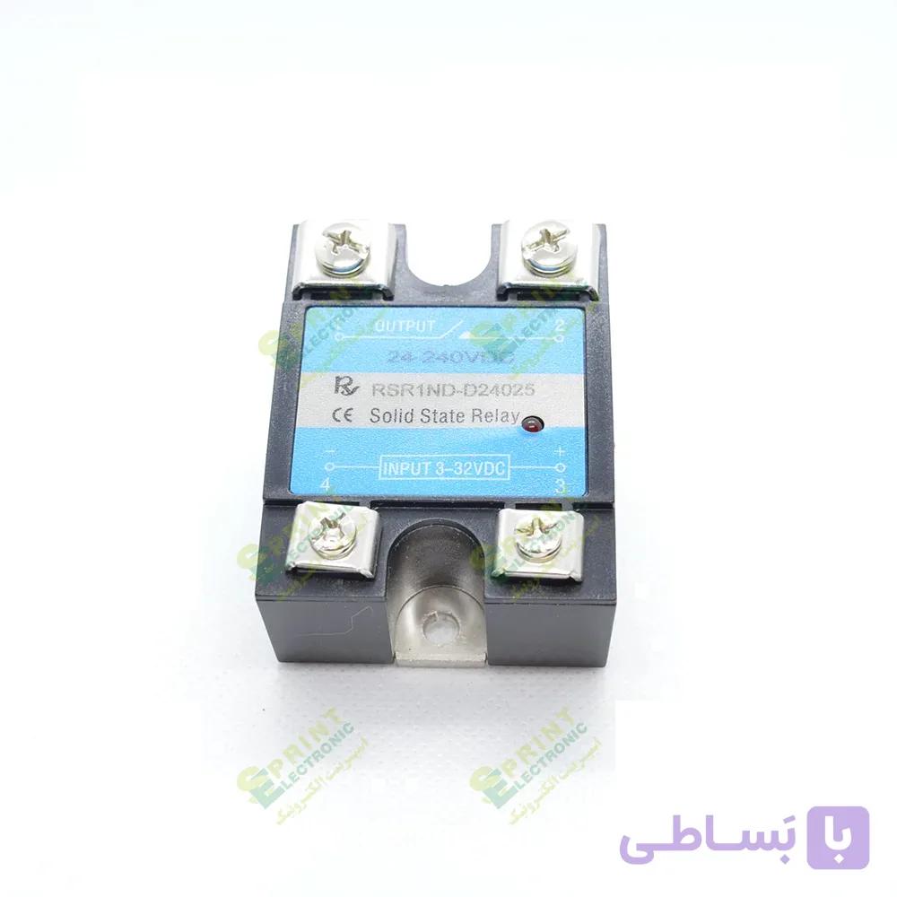 رله الکترونیکی SSR پیچ خور تک فاز 25 آمپر DC/DC