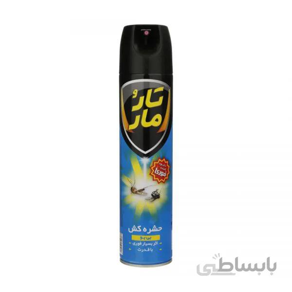 اسپری حشره کش بی بو آبی 400 میلی لیتری تار و مار