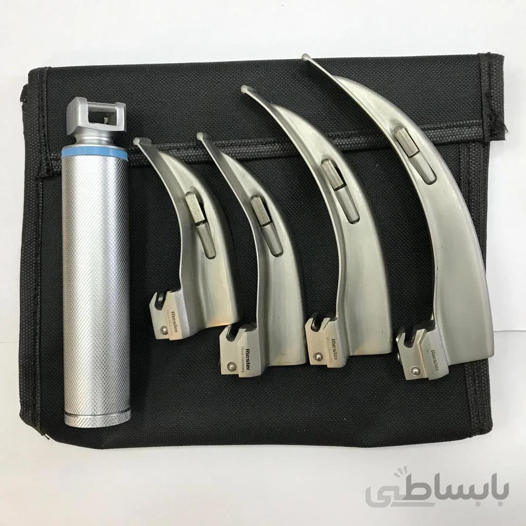 ست لارنگ اسکوپ4 تیغه بزرگسال با کیف