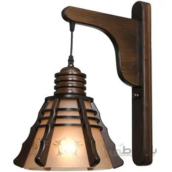 چراغ ديواري دارکار مدل مخروطي کد 483