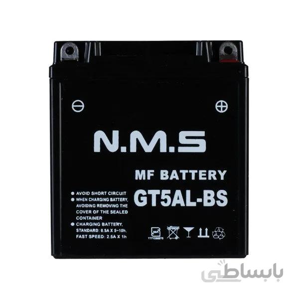 باتری موتور سیکلت ان ام اس 12V 5ah مناسب برای باکسر و ویگو