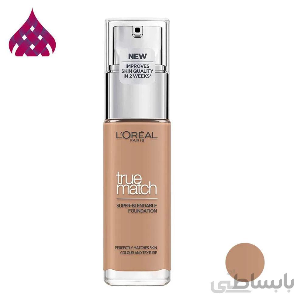 کرم پودر لورآل سری True Match شماره 5d/5.w حجم 30 میلی لیتر | LOreal True Match Foundation 5d/5.w 30ml