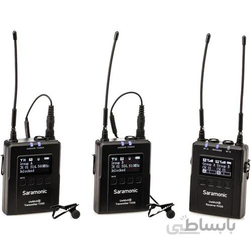 میکروفن بی سیم یقه ای سارامونیک Saramonic UWMIC9S KIT2