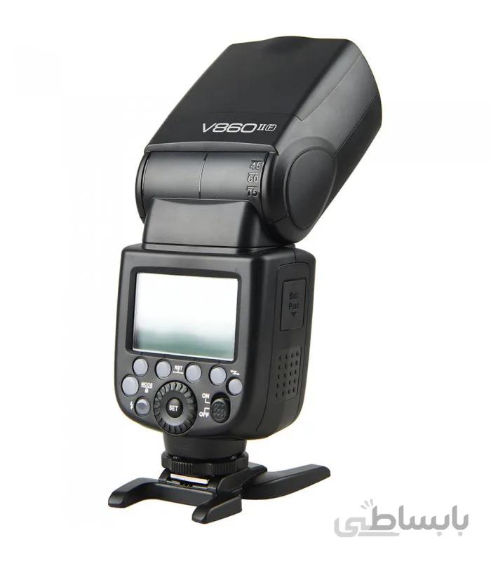 فلاش رودوربینی گودوکس مدل Godox V860 II مناسب برای دوربینهای فوجی