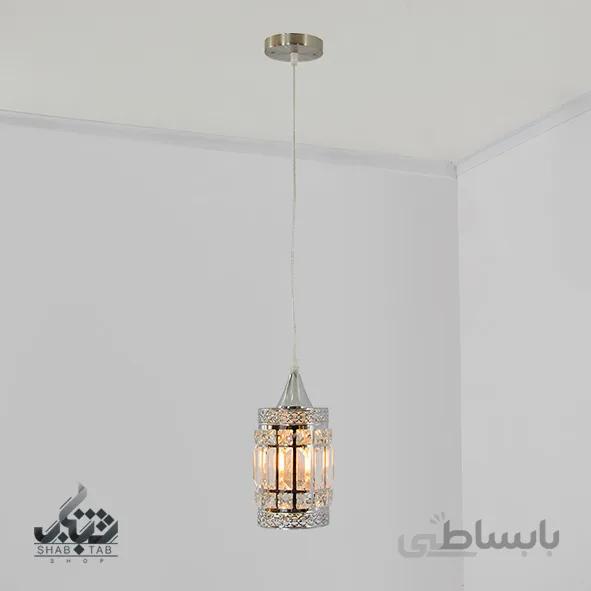 آویز تک شعله XC03 کروم قطر 10