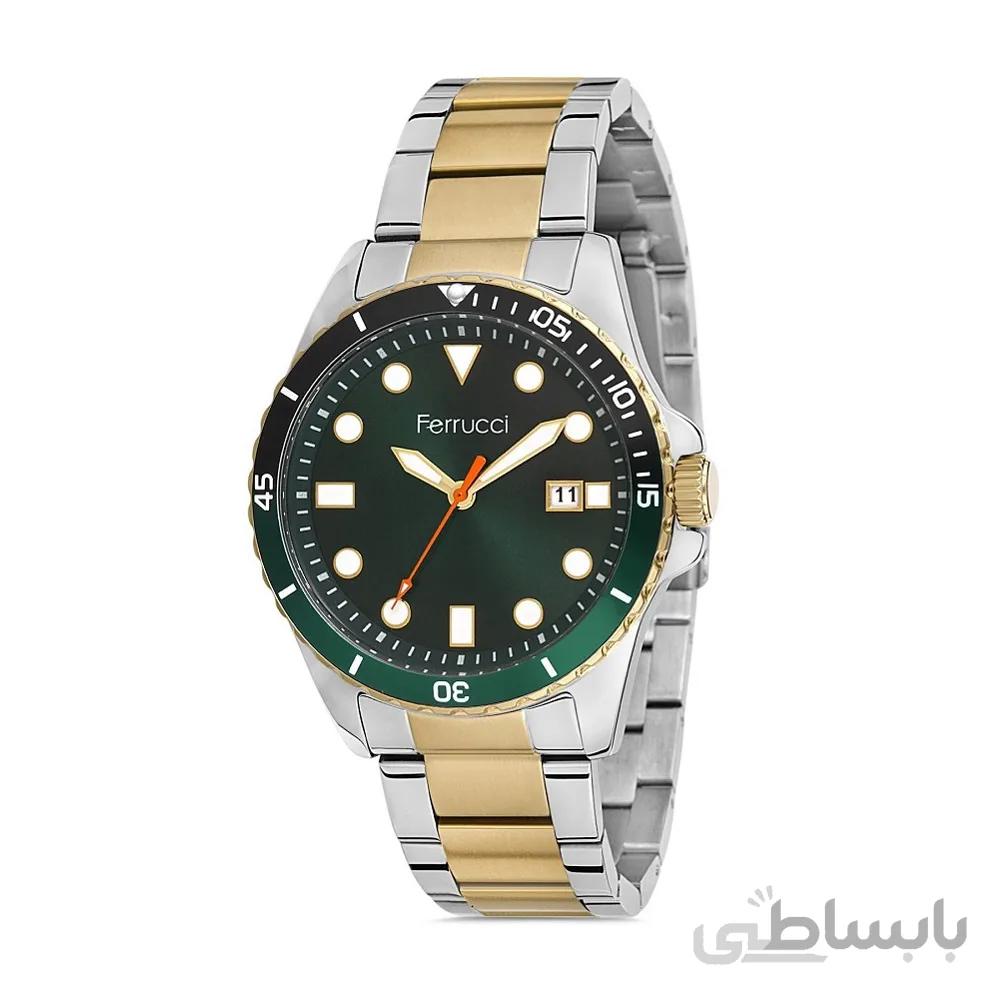 ساعت مچی عقربه ای مردانه برند فروچی Ferrucci مدل FC 13885TM.04