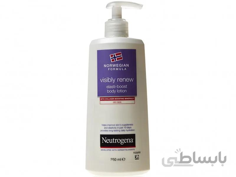 لوسین بدن کلاژن ساز نوتروژینا مدل VISIBLY RENEW ELASTI-BOOST حجم 250 میل