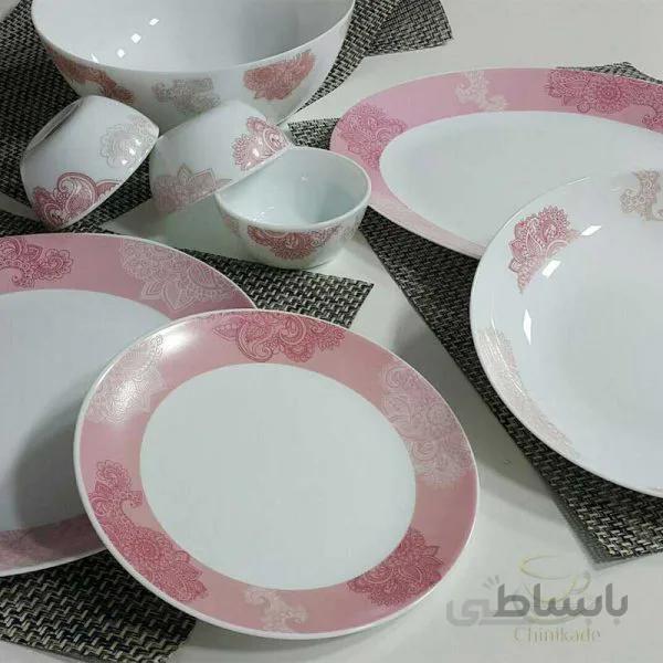 سرویس 26 پارچه ژانتینا صورتی