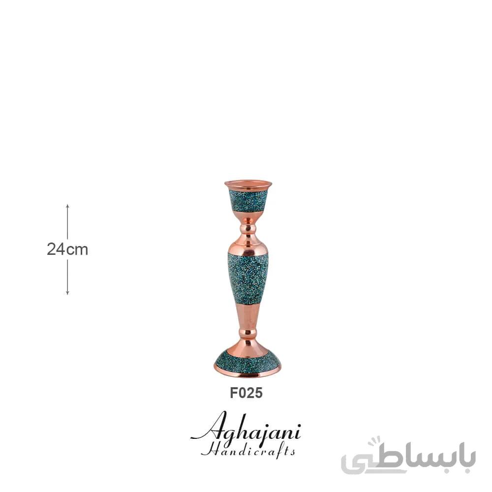 شمعدان بزرگ فیروزه کوب برند آقاجانی