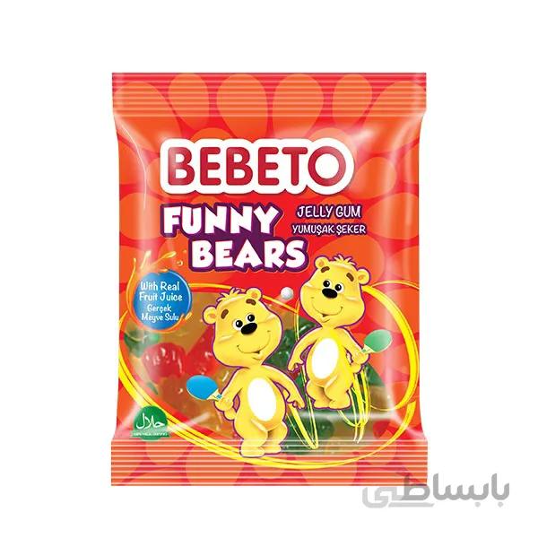 پاستیل ببتو Funny bears وزن 80 گرم