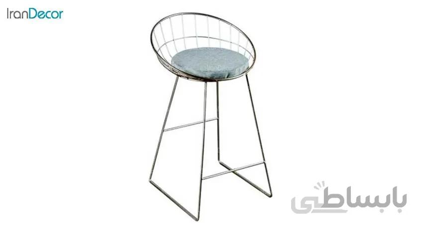 صندلی کانتر فلزی نظری مدل فیوره رنگی کد N106B