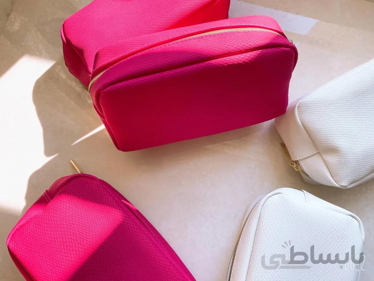 کیف آرایشی چرمی لانکوم - سفید