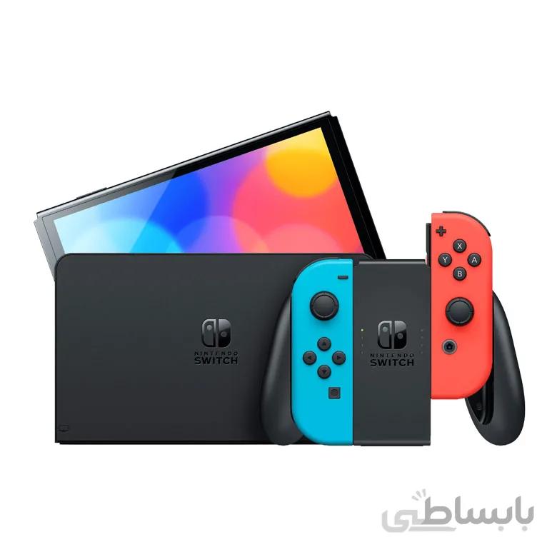 کنسول بازی نینتندو سوییچ OLED ا Nintendo Switch OLED White set Game Console