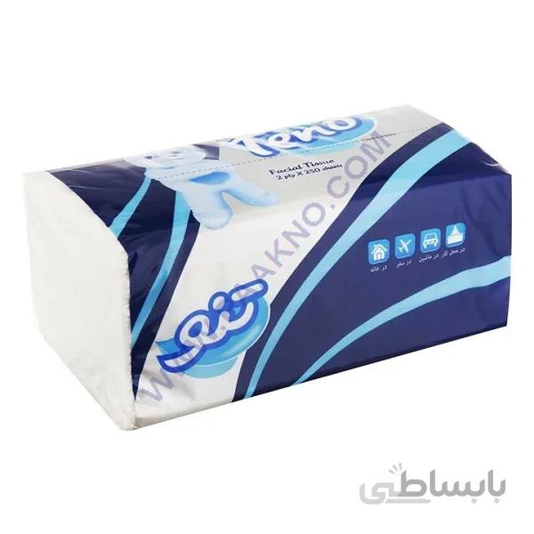 دستمال اقتصادی تنو 500 برگ بسته 8 عددی