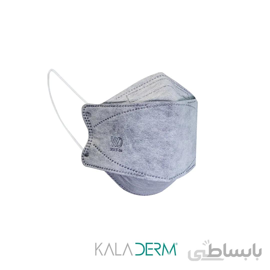 ماسک سه بعدی طوسی رنگ بسته بندی 25 عددی