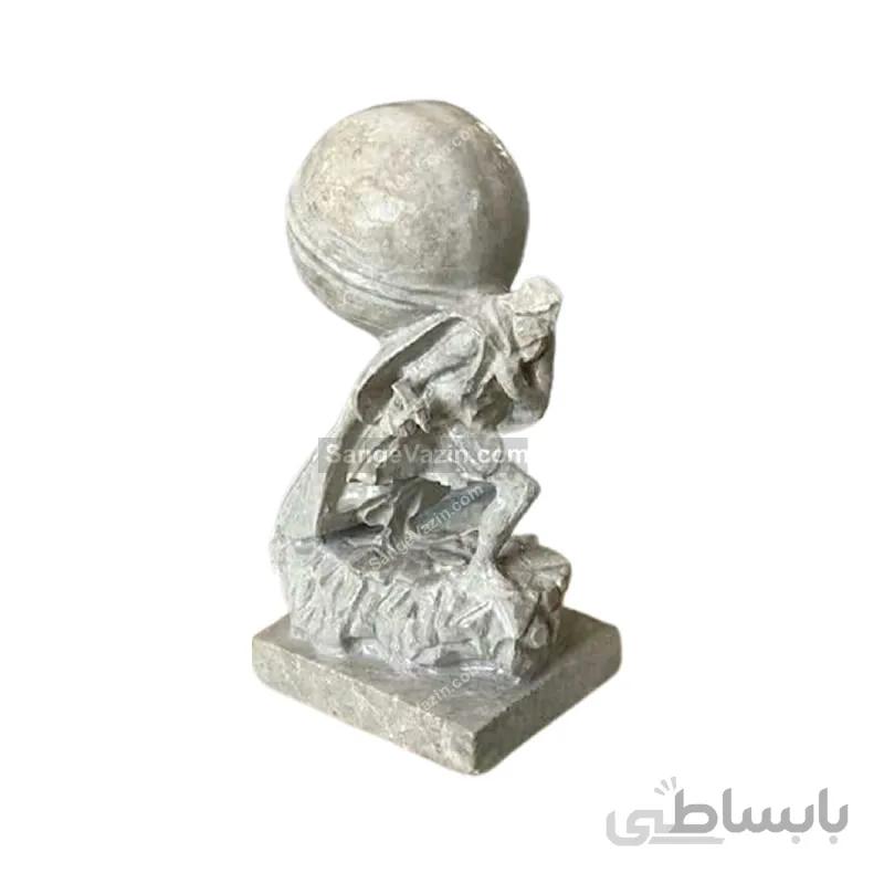 مجسمه سنگی معدنچی