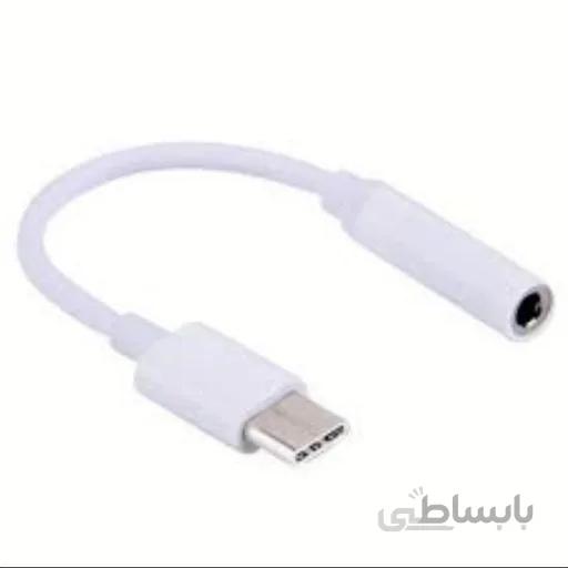 تبدیل auxتایپ سی مبدل تایپ سی به جک 3.5میلیمتر