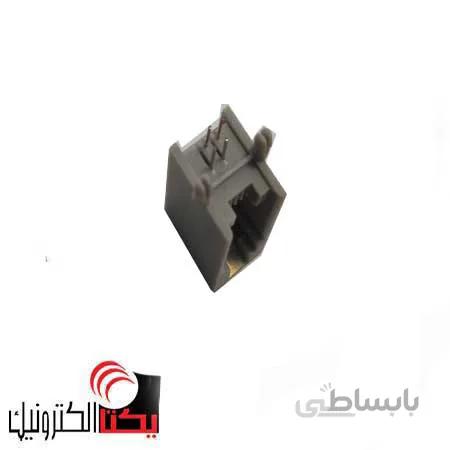 سوکت کانکتور تلفنRJ 11 مادگیPCB 4p4c