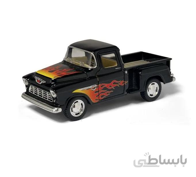 ماشین فلزی کینزمارت طرح وانت چوی آتشین مدل 1955 Chevy Stepside
