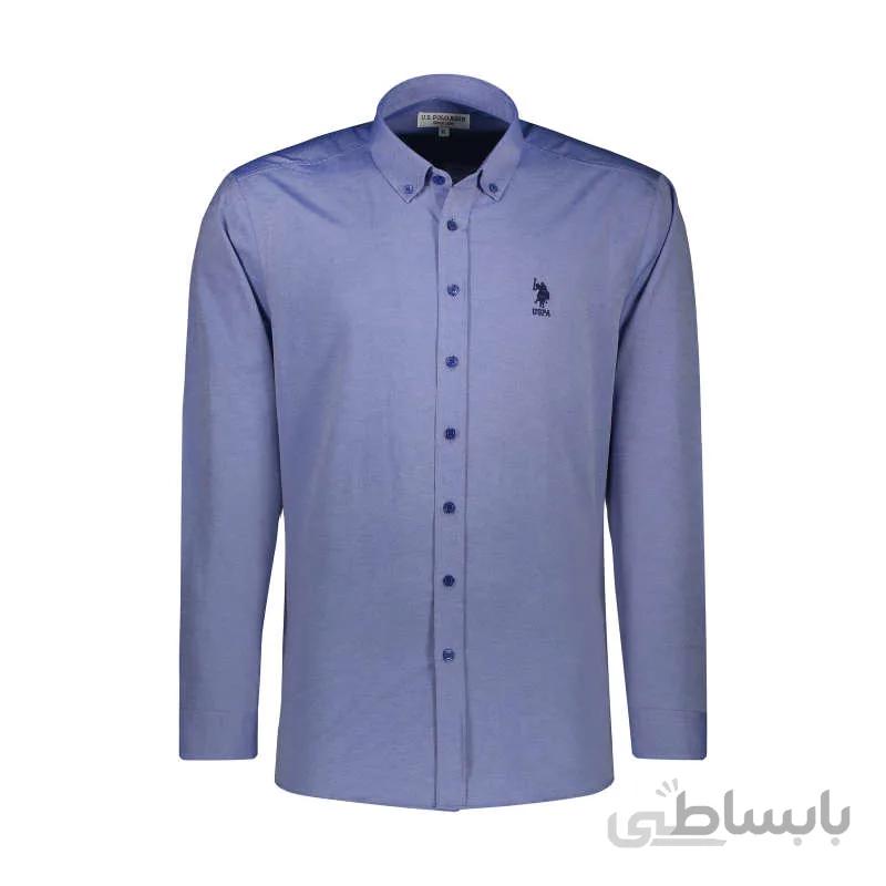 پیراهن آستین بلند مردانه یو اس پولو مدل P 700