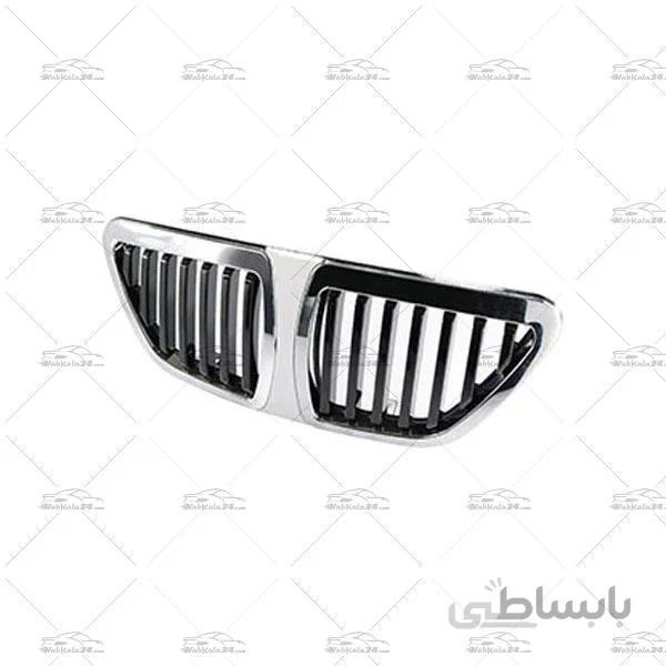 جلو پنجره اسپرت تیبا طرح BMW کروم سفید ا BMW Front Grill For Tiba Silver White