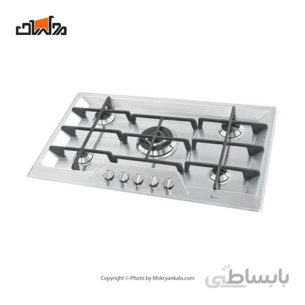 گاز صفحه ای پنج شعله اخوان مدل V 22 ا oven of akhavan model Venus V22