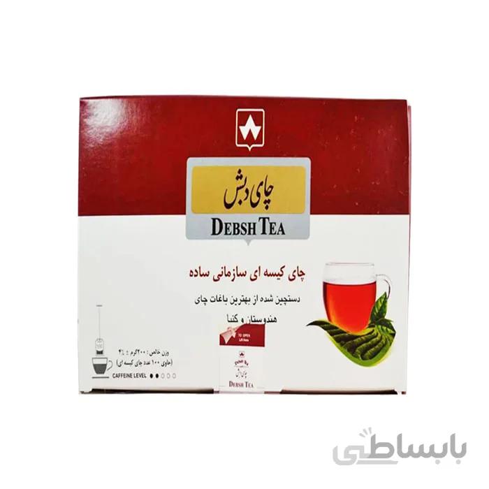 چای دبش کیسه ای ساده 100عددی ا چای دبش کیسه ای ساده 100عددی