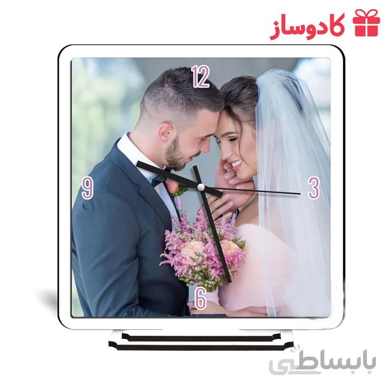 ساعت رومیزی طرح چهره