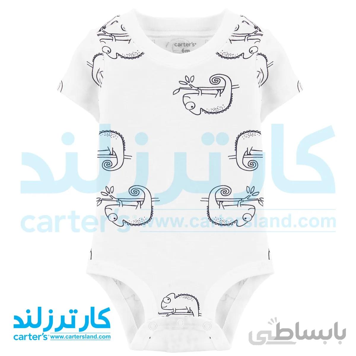 بادی آستین کوتاه نوزادی پسرانه کارترز کد 1824