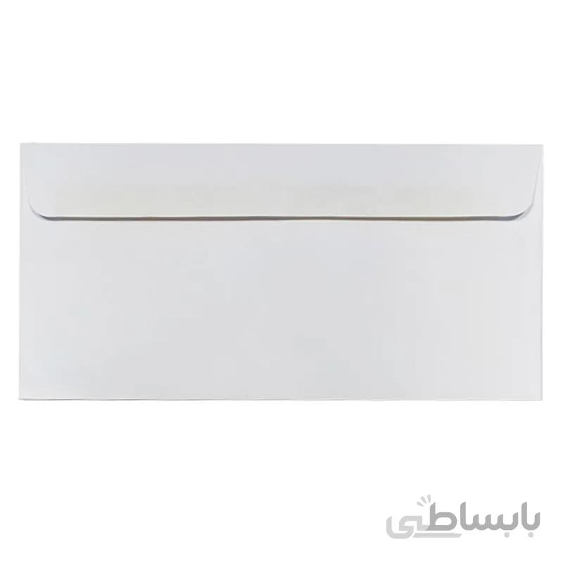 پاکت نامه ساده سفید طرح ملخی مدل پرستو