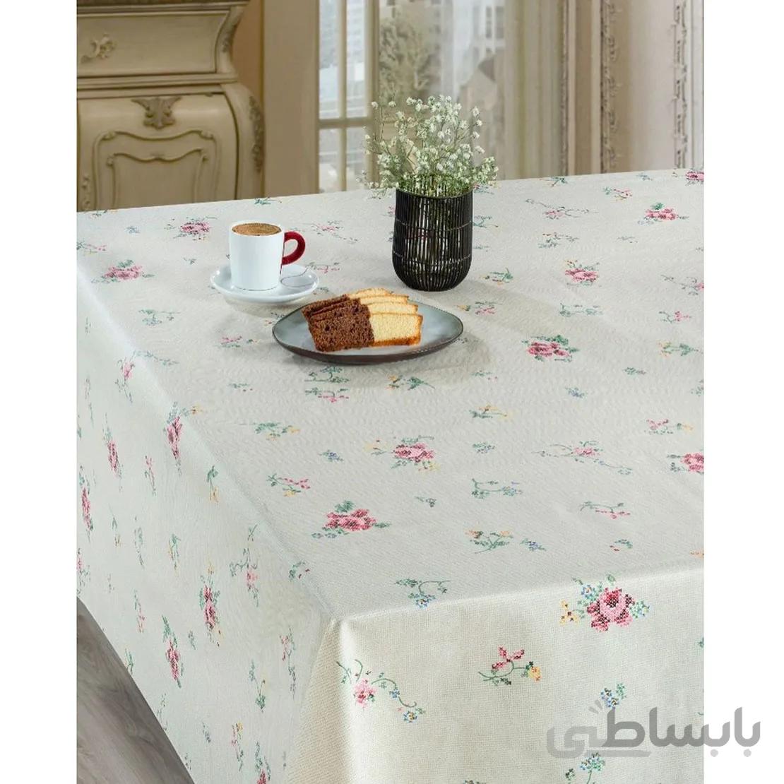 رومیزی سفره ای متری چاپی رزین تاژ طرح کوبلن