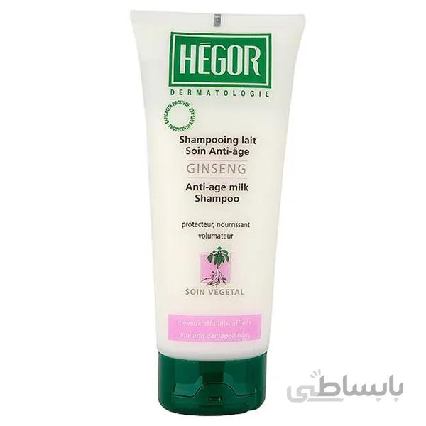 شامپو آنتی ایج جینسنگ هگور ا Ginseng Shampoo Anti Age Hegor