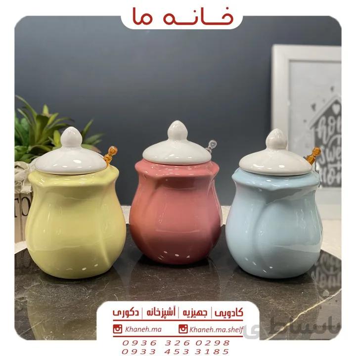 عسل خوری سرامیکی مدل لاله