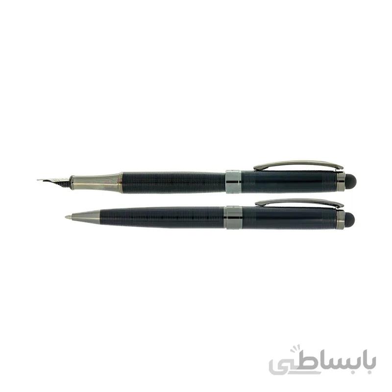 جفتی خودکار و خودنویس یوروپن TOTAK دودی پیچازی