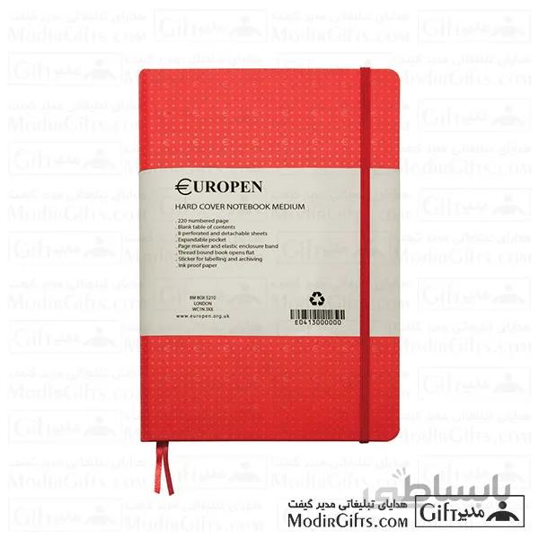 دفتر یادداشت تبلیغاتی یوروپن NOTEBOOK MEDIUM