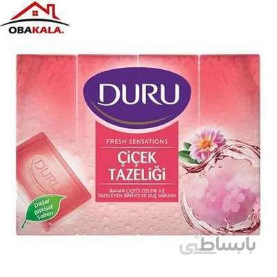 صابون حمام دورو با رایحه گل های بهاری بسته 4 عددی ا رایحه گل های بهاری