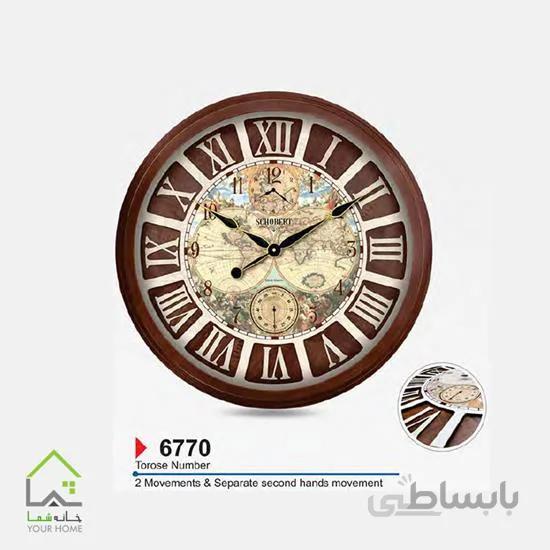 ساعت دیواری طرح دار بزرگ 6770