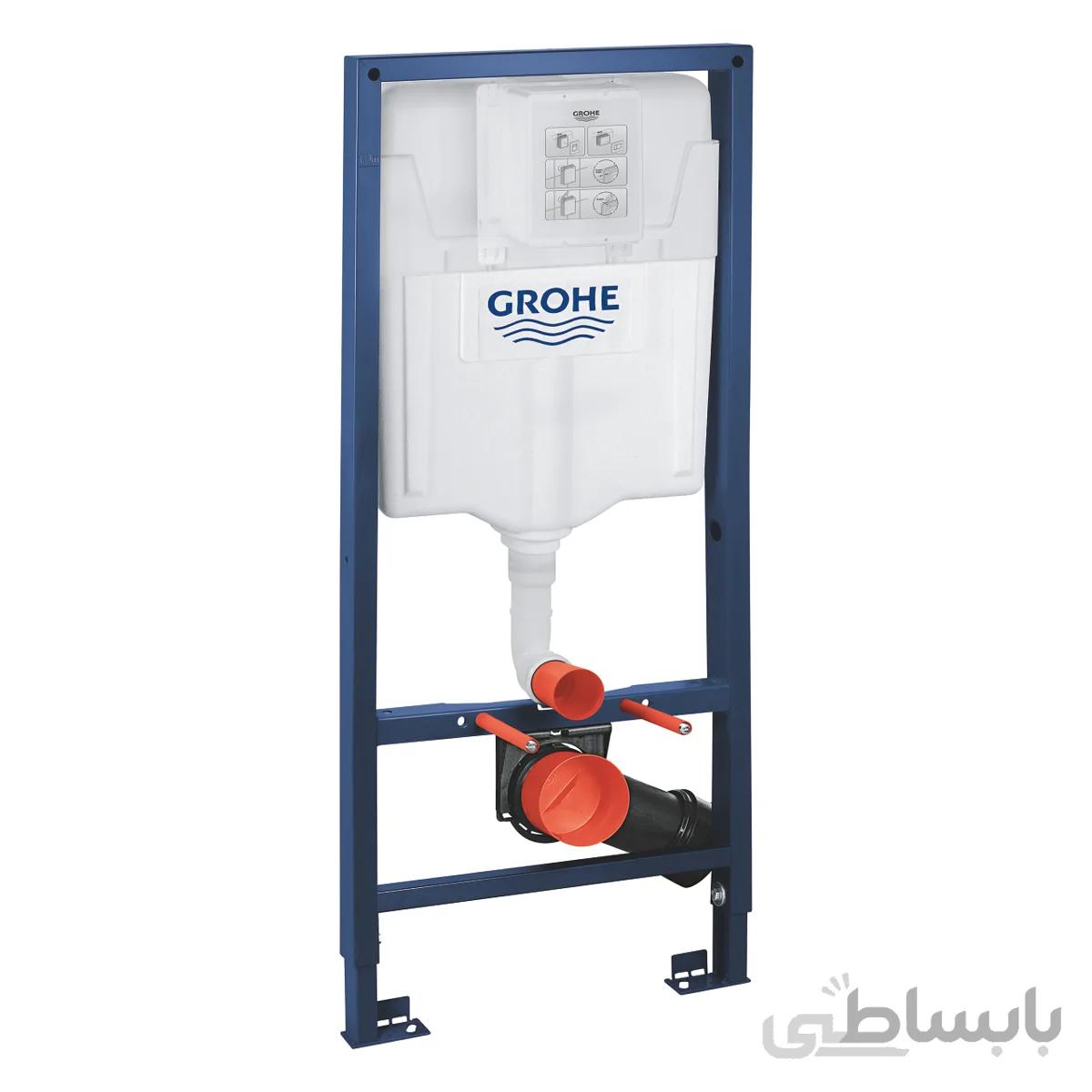 فلاش تانک توکار (استراکچر وال هنگ) گروهه مدل Rapid SL 8cm کد KGR1001 - کلید کد38732000 ا Grohe RAPID SL CONCEALED CISTERN, 1.13 M INSTALLATION HEIGHT