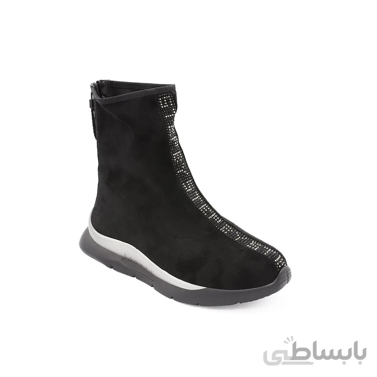 نیم بوت مخمل لیدی زنانه - 1163