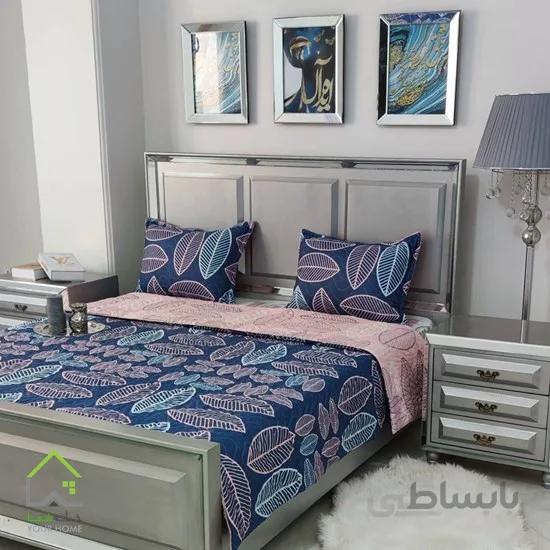 رو تختی دو نفره طرح گلبرگ