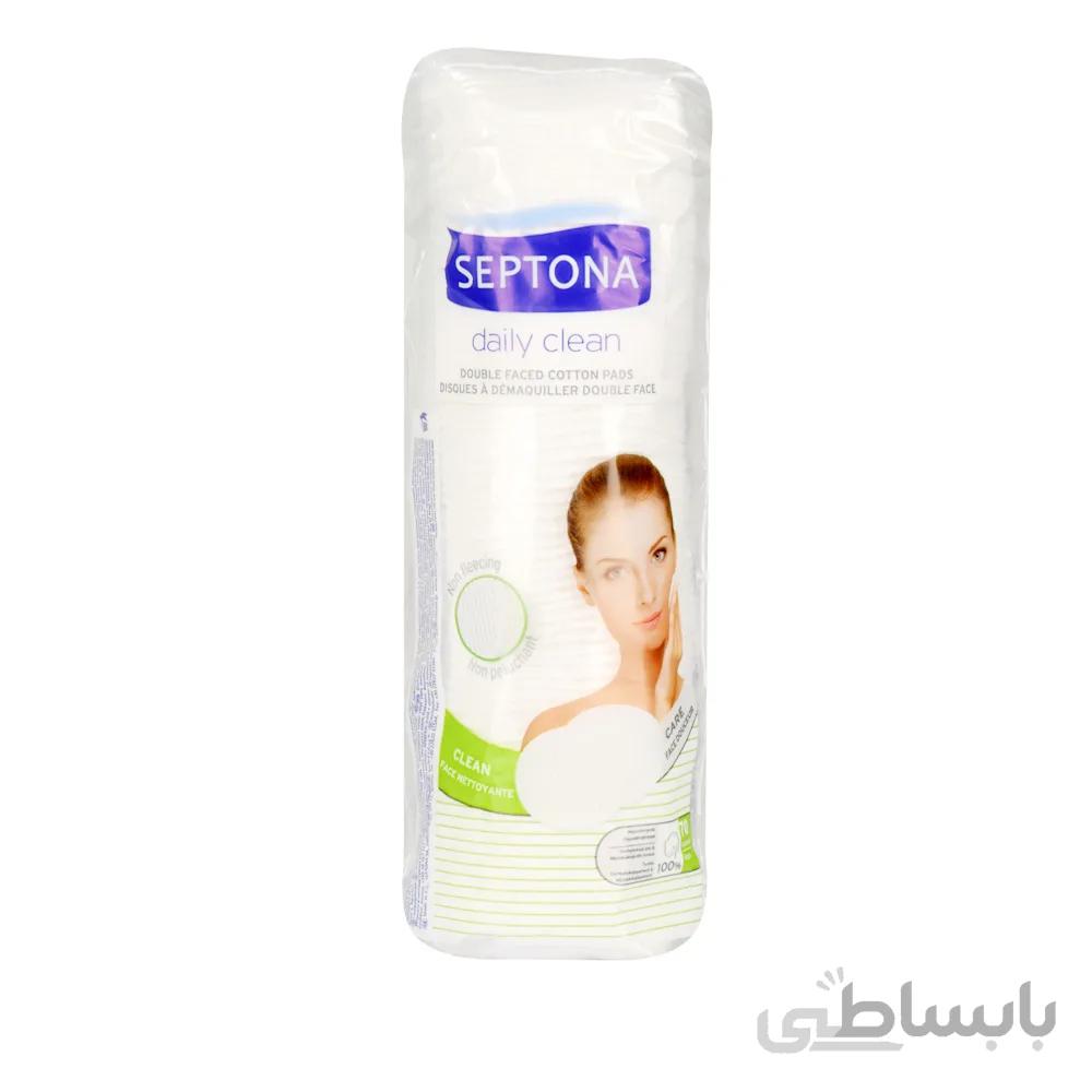 پد آرایشی گرد دو طرفه سپتونا بسته 70 عددی ا Septona Double Faced Makeup Pad 70 Pcs