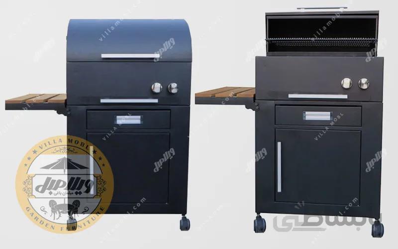 باربیکیو کابینت‌دار 62 سانتی