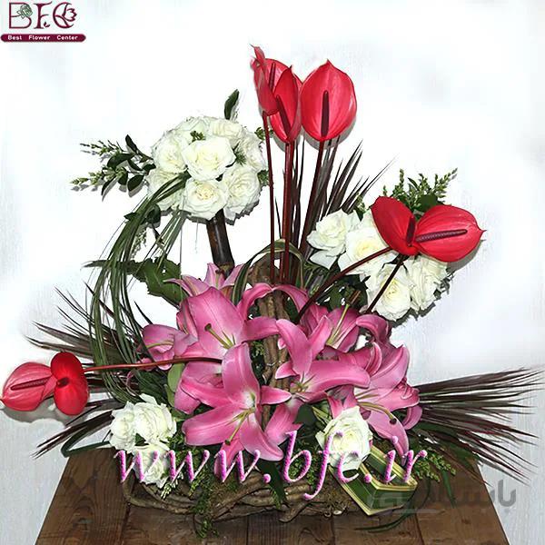 سبد گل کد 1079740