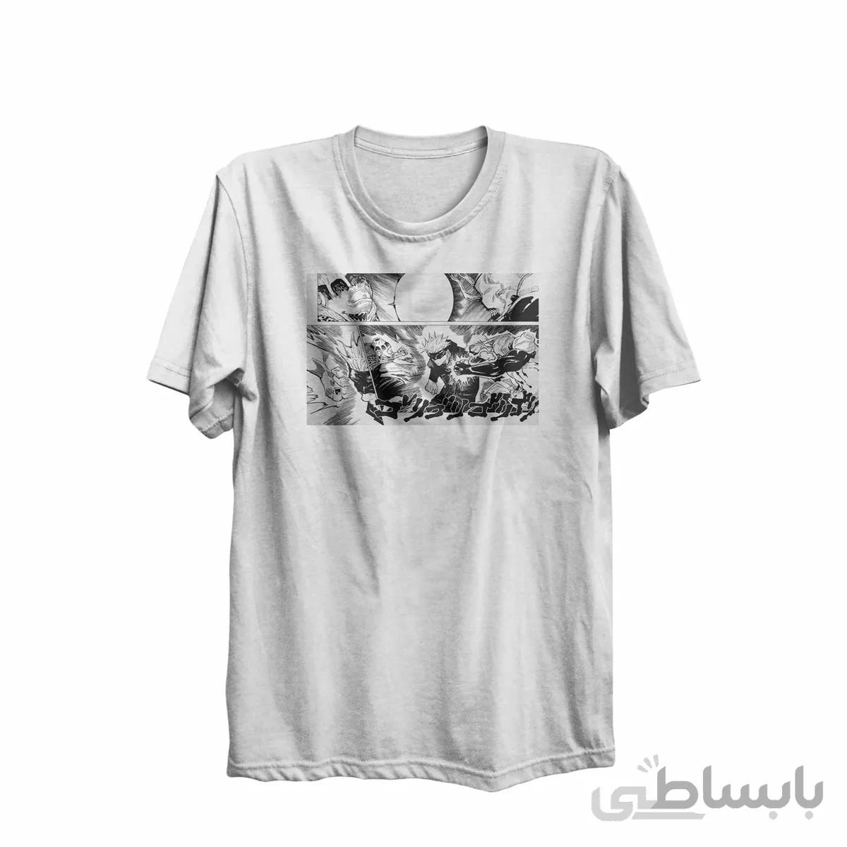 تیشرت یقه گرد سفید طرح انیمه جوجوتسو کایسن Jujutsu Kaisen کدKCT10432 کد 285438