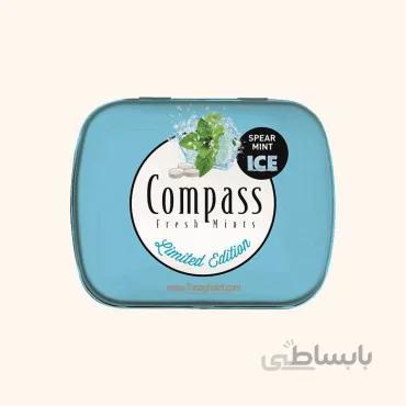 خوشبوکننده دهان کمپاس نعنا یخی بدون گلوتن و بدون قند