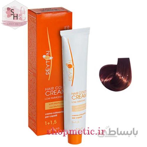 رنگ مو ریتون Reyton سری قرمز و شرابی شماره 7.5 بلوند ماهگونی