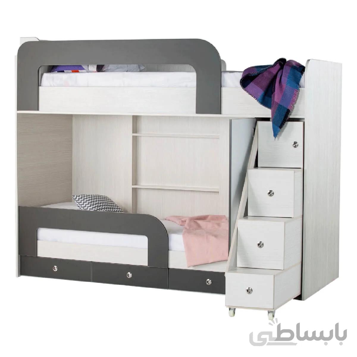 تخت دو طبقه چند منظوره مهتا